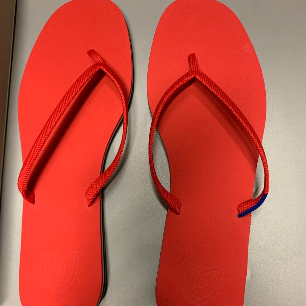 Rothy’s Firecracker Flip Flops 
Size 10